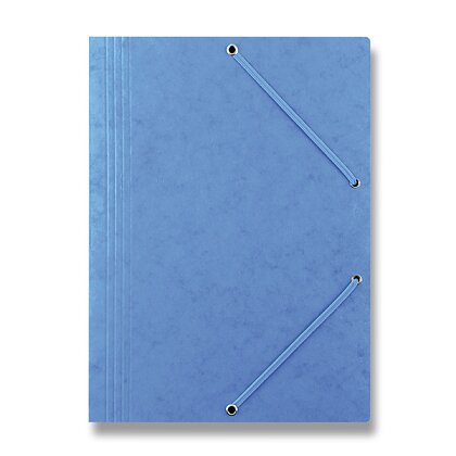 Desky spisové 3chlopňové s gumičkou Donau modré